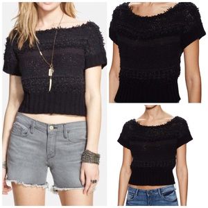Free People Black Sweater